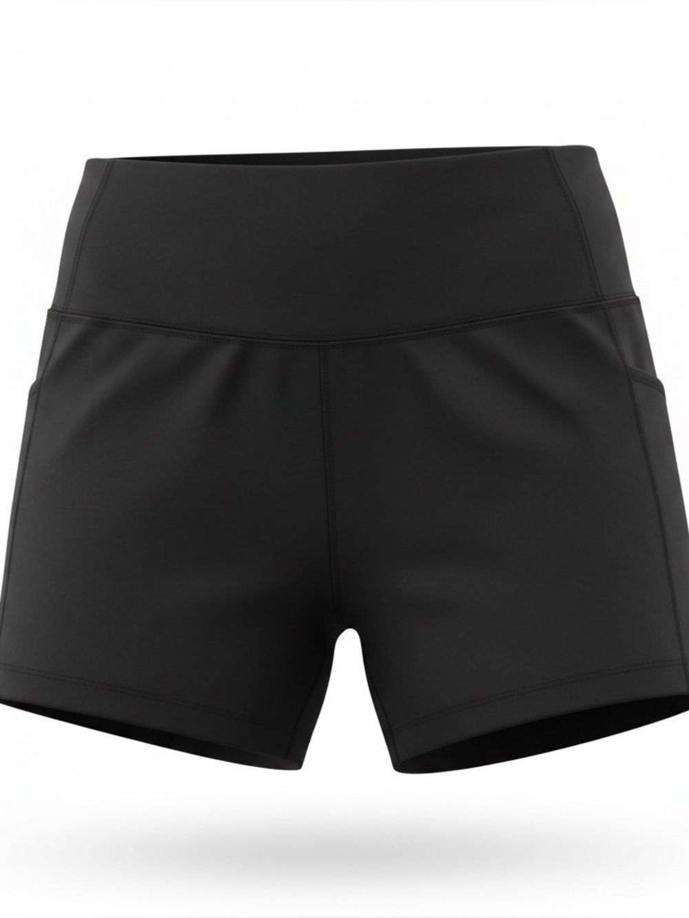 Fila sport Black High-Rise Bike Shorts
